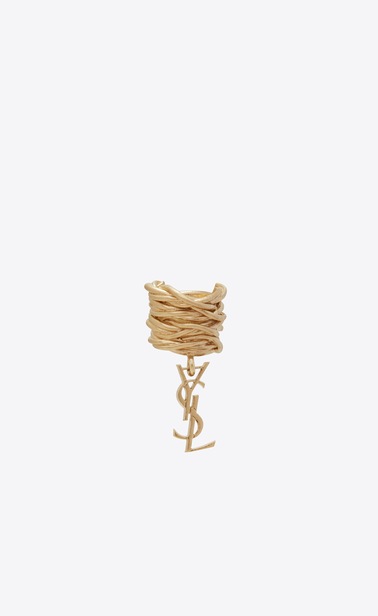 OPYUM Bijou d'oreille monogramme en métal